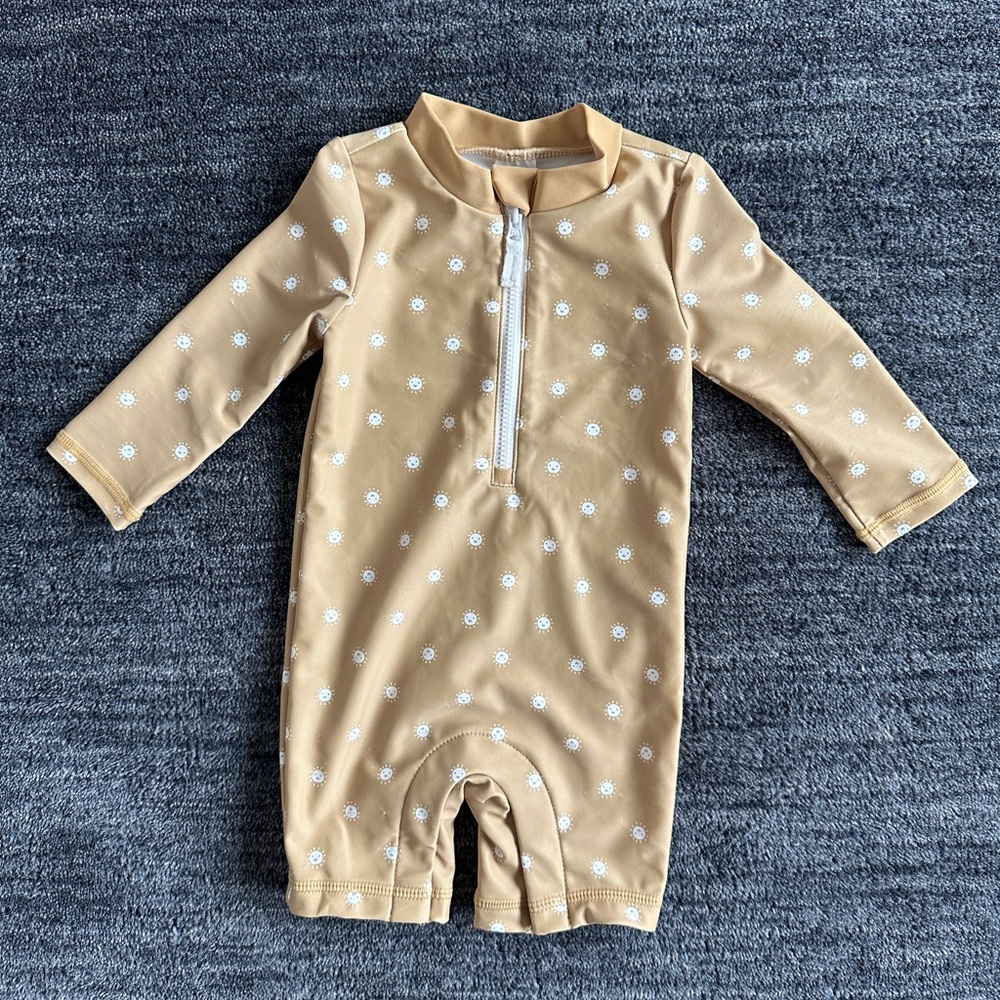 Carters Little Planet Rash Guard/Swim Romper
